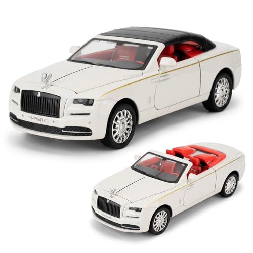 imtfzct 1/32 Rolls-Royce Dawn Modellauto, Legierung Spielzeugauto mit Sound und Lichtfunktionen, Sammlerstück Pull Back Spielzeugauto Geschenk für Kinder weiß imtfzct 1/32 Rolls-Royce Dawn Modellauto, Legierung Spielzeugauto mit Sound und Lichtfunktionen, Sammlerstück Pull Back Spielzeugauto Geschenk für Kinder weiß von imtfzct