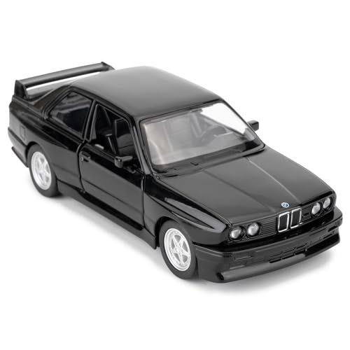 imtfzct 1/36 BMW M3 1987 Casting Auto Modell,Zink Legierung Kinder Spielzeug Auto, Freizeit Auto, Kinder Spielzeug Auto, Geschenk für Jungen und Mädchen(schwarz) von imtfzct