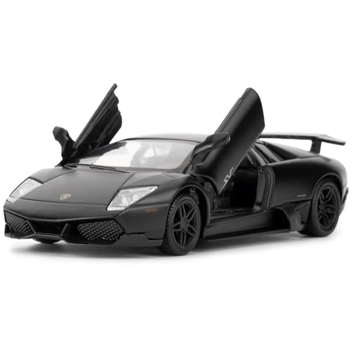 imtfzct 1/36 Lamborghini Fledermäuse LP670-4 Casting Auto Modell,Zink Legierung Kinder Spielzeug Auto, Freizeit Auto, Kinder Spielzeug Auto, Geschenk für Jungen und Mädchen(schwarz) von imtfzct