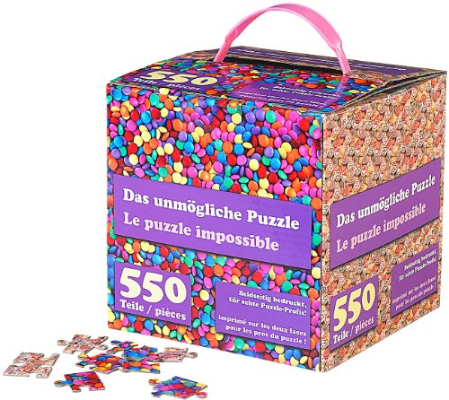 infactory Doppelseitiges Puzzle: Das unmögliche Puzzle: Beidseitig Bedruckt, für echte Profis (Geduldsspiele, Spiele, schwierigstes Welt) von infactory