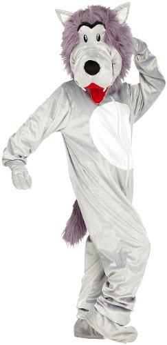 infactory Ganzkörper Kostüm: Halloween- und Faschings-Kostüm Wolf (Fasching-Kostüm Ganzkörper, Fasnacht-Kostüm, Geburtstag) von infactory