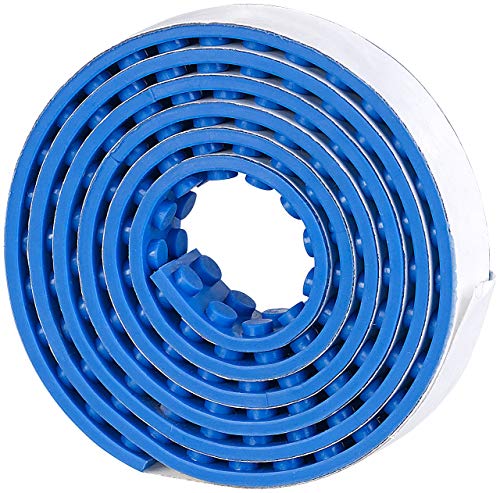 infactory Spielzeug: Selbstklebendes Spielbaustein-Tape für gängige Systeme, 1 m, blau (Bauspielzeug, Klebeband für Spielbausteine, Mitbringsel) von infactory