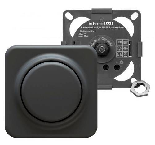 InterBär 8149-000.01 Möbeleinbau-Dimmer Schwarz von interBär