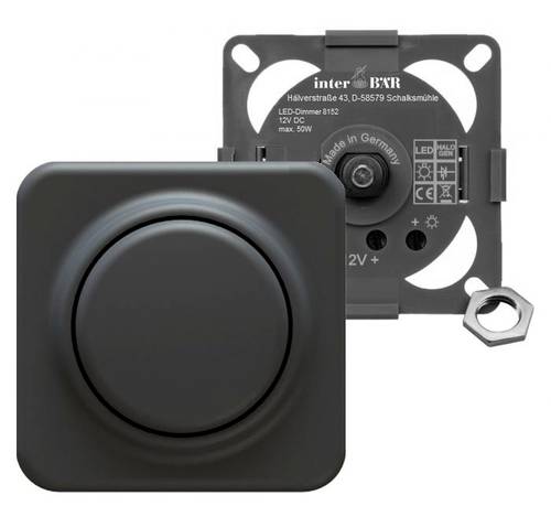 InterBär 8152-000.01 Möbeleinbau-Dimmer Schwarz von interBär