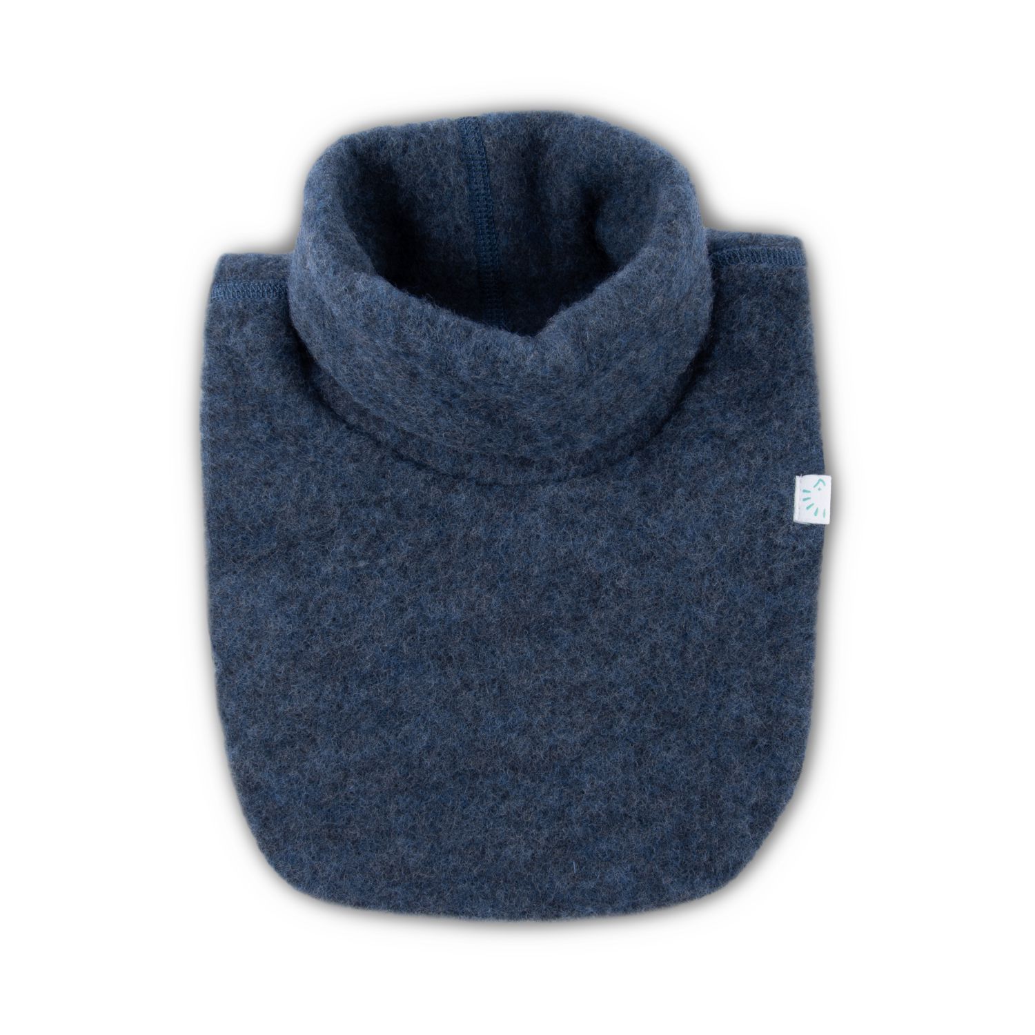 Schlupfschal aus Wollfleece - S Jeans Melange Schlupfschal aus Wollfleece - S Jeans Melange von iobio