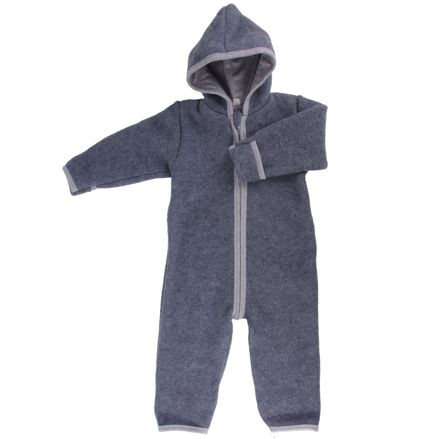 iobio Overall aus Wollfleece mit Reißverschluss - Anthrazit 86 / 92 iobio Overall aus Wollfleece mit Reißverschluss - Anthrazit 86 / 92 von iobio