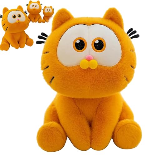 Big Eyes Gar Fied, Big Eyes Plüschpuppe, Stoffpuppe for Mädchen Und Jungen, Dicke Plüschkatze, Stofftier Zum Schlafen, Mit Bequemen Geschenken for Feste Und Geburtstage, Gar Field Stuffy (25/35 Cm)(25 von iohaosf