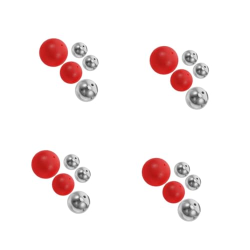 4 Sätze Ball-set Diy Pendelzubehör Physik-lernangebot Physik-pendelkugeln Experimentiergeräte Pendelkugelgruppe Für Die Wissenschaft Experimentierwerkzeug Lehrmittel Stahl iplusmile von iplusmile