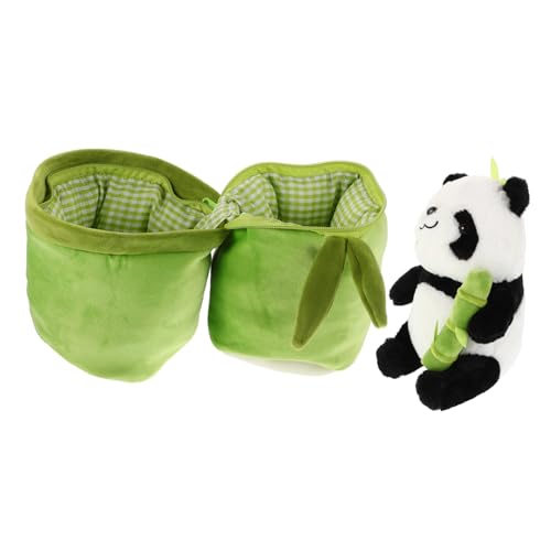 iplusmile 1 Satz Panda-Puppe Panda- Panda-Figuren Panda-kuscheltiere Panda-Zeug Stofftier Pandas Gefüllter Panda Kawaii Kissen Panda-Kissen Panda-Modell- Plüsch von iplusmile