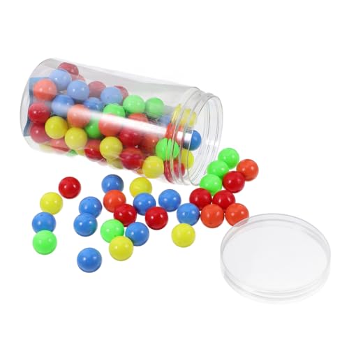 iplusmile 100 Stück Zählbälle Grubenbälle Rosa Bällebad Kleine Bälle Fidget Große Schaumstoffbälle Stielspielzeug Kugelgruben Ballgrube Mathe Lernspielzeug Ballbecken von iplusmile