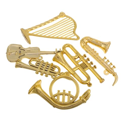iplusmile 12 Stück Musikinstrument Dekorationszubehör Posaunenzubehör Kleinkind Musikspielzeug Puppenhaus Miniaturen Miniatur Puppenhaus Zubehör Posaunen Ornament Kunststoff Golden iplusmile 12 Stück Musikinstrument Dekorationszubehör Posaunenzubehör Kleinkind Musikspielzeug Puppenhaus Miniaturen Miniatur Puppenhaus Zubehör Posaunen Ornament Kunststoff Golden von iplusmile