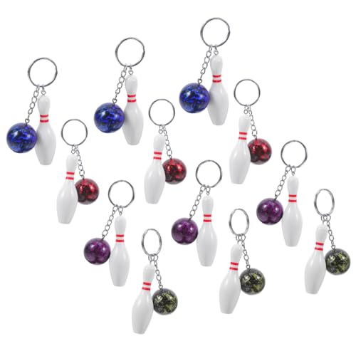 iplusmile 12Stücke Bowling Schlüsselanhänger Dekorative Schlüsselbund Accessoires Farben Mitgebsel für Bowling Partys und Vielseitige iplusmile 12Stücke Bowling Schlüsselanhänger Dekorative Schlüsselbund Accessoires Farben Mitgebsel für Bowling Partys und Vielseitige von iplusmile