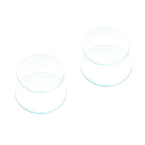 iplusmile 2 Sätze Optische Konvexe Linse Optische Linse Teleskop-objektiv Konvexe Linse 50mm Experimentierwerkzeuge Lehrmittel Für Physik Gebogene Konvexe Linse Glas Transparent 2 Stück * 2 von iplusmile