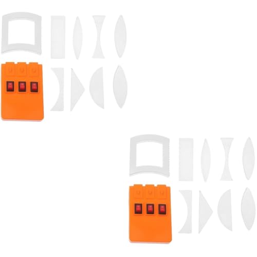 iplusmile 2 Sätze Optischer Experimentierkasten Physik Gläser Physikalische Experimente Faule Brille Verstellbare Brille Prisma Wissenschafts-kit Physikalisches Experiment Plastik von iplusmile