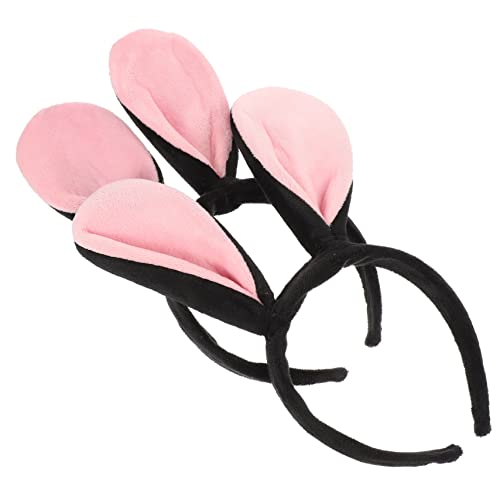 iplusmile 2 Stück Hasenohren Haarreif Schwarz und Flauschiges Kaninchen Stirnband für Damen Bunny Ohr Accessoire für Party Karneval Cosplay und Kostümfest iplusmile 2 Stück Hasenohren Haarreif Schwarz und Flauschiges Kaninchen Stirnband für Damen Bunny Ohr Accessoire für Party Karneval Cosplay und Kostümfest von iplusmile