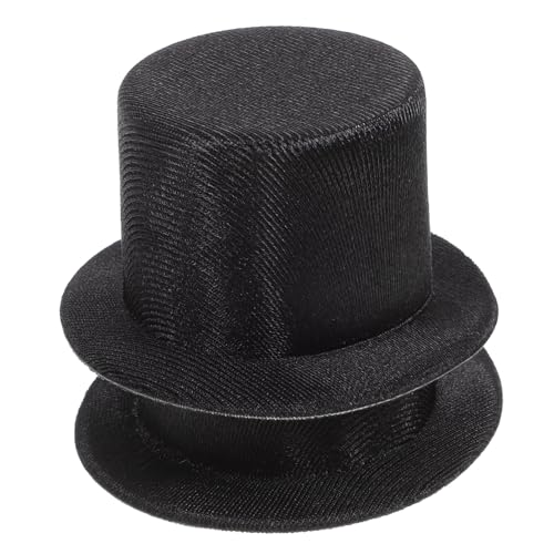 iplusmile 2 Stück Miniatur Kleine Schwarze Mini Top Hats für Puppen und Schneemänner Leichte DIY Bastelhüte für Weihnachtsdeko Handwerksprojekte Puppenzubehör und Festliche Dekoration iplusmile 2 Stück Miniatur Kleine Schwarze Mini Top Hats für Puppen und Schneemänner Leichte DIY Bastelhüte für Weihnachtsdeko Handwerksprojekte Puppenzubehör und Festliche Dekoration von iplusmile