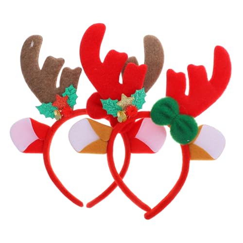 iplusmile 2 Stück Weihnachtliches Rentier Geweih Stirnband Karikatur Haarreif für Erwachsene Deko Accessoires iplusmile 2 Stück Weihnachtliches Rentier Geweih Stirnband Karikatur Haarreif für Erwachsene Deko Accessoires von iplusmile