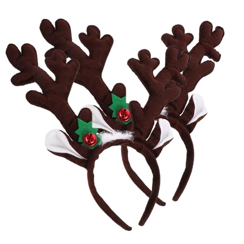iplusmile 2 Stück Weihnachtliches Rentiergeweih Stirnband Teiliges Weicher Samt Haarreif mit Kreativem Geweih Design Festlicher Haarschmuck für Partydekoration iplusmile 2 Stück Weihnachtliches Rentiergeweih Stirnband Teiliges Weicher Samt Haarreif mit Kreativem Geweih Design Festlicher Haarschmuck für Partydekoration von iplusmile