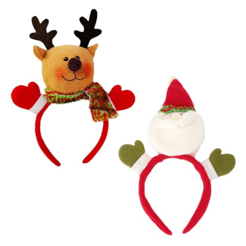 iplusmile 2 Stück Weihnachts Haarreif Weihnachtsmann Schneemann Rentier Party Haarband Weihnachtsfest Haarschmuck Passend Festlich und Elegant für Weihnachtsfeier iplusmile 2 Stück Weihnachts Haarreif Weihnachtsmann Schneemann Rentier Party Haarband Weihnachtsfest Haarschmuck Passend Festlich und Elegant für Weihnachtsfeier von iplusmile