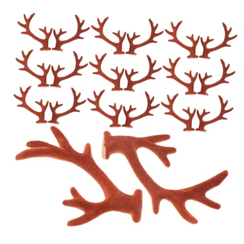 iplusmile 20 Stück Teiliges DIY Haarreif mit Weichen Beflockten Hirschgeweihen Kreative Weihnachts Haaraccessoires Komfortabel und Vielseitig für Festliche Kopfschmuck Dekorationen iplusmile 20 Stück Teiliges DIY Haarreif mit Weichen Beflockten Hirschgeweihen Kreative Weihnachts Haaraccessoires Komfortabel und Vielseitig für Festliche Kopfschmuck Dekorationen von iplusmile