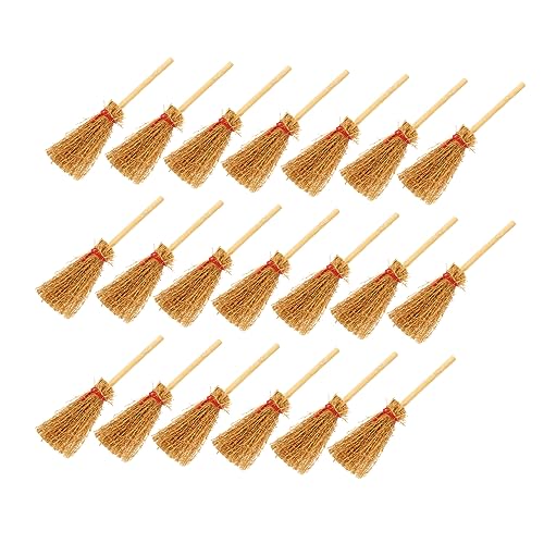 iplusmile 20 Stück Teiliges Mini Hexenbesen für Puppenhaus Dekoration Kleine Besen mit Band Halloween und Weihnachts Deko Leichte Mikro Landschaft Accessoires Vielseitige Aufhänger für iplusmile 20 Stück Teiliges Mini Hexenbesen für Puppenhaus Dekoration Kleine Besen mit Band Halloween und Weihnachts Deko Leichte Mikro Landschaft Accessoires Vielseitige Aufhänger für von iplusmile