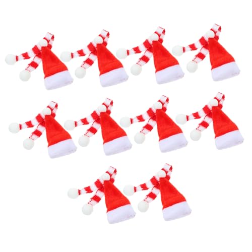 iplusmile 20 Stück Teiliges Mini Weihnachtsmützen und Schal Handgestrickte Xmas Ornamente in Rot Weiß Dekorative Puppenaccessoires für Weihnachten Festliche Bastel und Wohnraumdeko iplusmile 20 Stück Teiliges Mini Weihnachtsmützen und Schal Handgestrickte Xmas Ornamente in Rot Weiß Dekorative Puppenaccessoires für Weihnachten Festliche Bastel und Wohnraumdeko von iplusmile