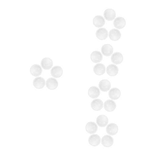 iplusmile 25 Stk Taschenlampenlinse Gerätelinse runde konvexe Linse Physik optische Linse Vergrößerungslinse Ersatzlinse Glaslinse Lernhilfe für Experimente Lupe (Acryl) Transparent von iplusmile