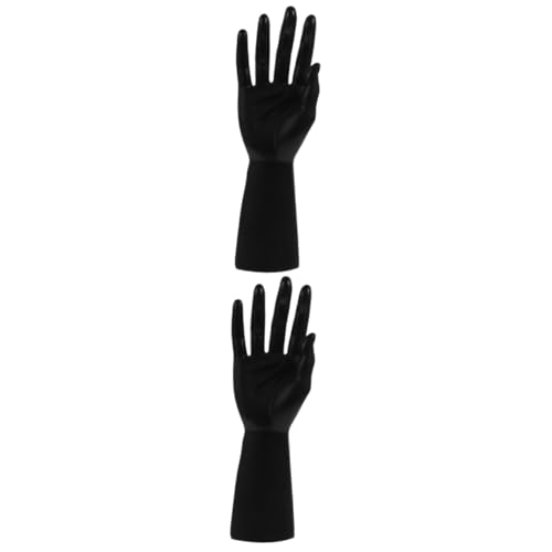 iplusmile 2st Handmodell-requisiten Ringhalter Für Handmodelle Mannequin-hand Handschmuckhalter Handpuppe Aus Kunststoff Handringhalter Ringhalter Für Schmuck Plastik Black von iplusmile