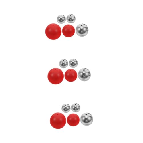 iplusmile 3 Sätze Ball-set Unterrichtsmaterialien Für Physik Und Mechanik Physik-mechanik-lehrset Experimentierwerkzeug Lehrmittel Aus Kunststoff Pendelkugelgruppe Für Physik Lehrgerät Stahl von iplusmile