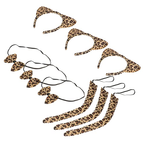 iplusmile 3 Sätze Leopardenmuster Katzenohren Haarreif mit Fliege und Leichtes Cosplay Stirnband für Kostümparty Karneval und Alltag Komfortabel und Dekorativ iplusmile 3 Sätze Leopardenmuster Katzenohren Haarreif mit Fliege und Leichtes Cosplay Stirnband für Kostümparty Karneval und Alltag Komfortabel und Dekorativ von iplusmile