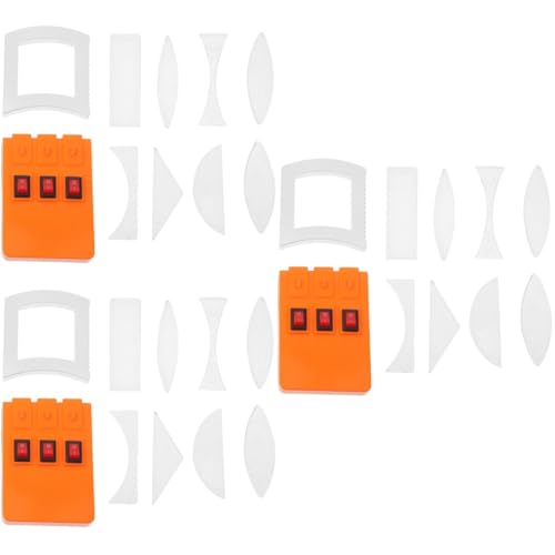 iplusmile 3 Sätze Optischer Experimentierkasten physikalisches Experiment Wissenschafts-Kit Gläser Prisma Physik Experiment liefert optische Linsen optische Experimente Plastik von iplusmile