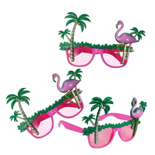 iplusmile 3 Stück Hawaii Party Sonnenbrille Set Flamingo und Kokosnussbaum Design Leichte UV Schutzbrillen für Sommer Strand und Poolpartys Tropische Partybrillen als Sommer Beach Party iplusmile 3 Stück Hawaii Party Sonnenbrille Set Flamingo und Kokosnussbaum Design Leichte UV Schutzbrillen für Sommer Strand und Poolpartys Tropische Partybrillen als Sommer Beach Party von iplusmile