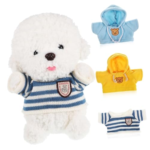 iplusmile 3 Stück Teiliges Puppenkleidung für Plüschtiere Strickpullover Hoodie in Blau und Gelb Weiche Outfits für Kuscheltiere DIY Kleider für Puppen und Stofftiere iplusmile 3 Stück Teiliges Puppenkleidung für Plüschtiere Strickpullover Hoodie in Blau und Gelb Weiche Outfits für Kuscheltiere DIY Kleider für Puppen und Stofftiere von iplusmile