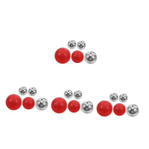 iplusmile 4 Sätze Ball-set Pendelkugelbaugruppe Für Den Physikunterricht Physische Einzelne Pendelkugel Physikunterricht Prop Lehrmittel Werkzeug Für Physikalische Experimente Stahl von iplusmile