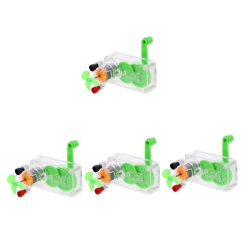 iplusmile 4 Sätze Handgenerator Stromgenerator Bausatz Generatoren Tragbarer Generator Modellgenerator Manueller Generator Handkurbelgenerator Wissenschaftliche Experimente Für Kinder Kupfer von iplusmile