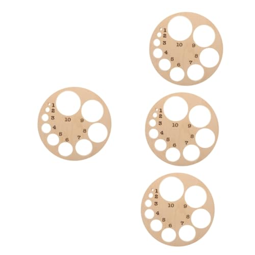 iplusmile 4 Stück Diagramm des Gebärmutterhalses Holzmodell Stärker weiblich Klassen J Beckenbodenmuskeltrainer Perlen Becken- Oberschenkeltrainer Geburtsdilatationsdiagramm hölzern Beige von iplusmile