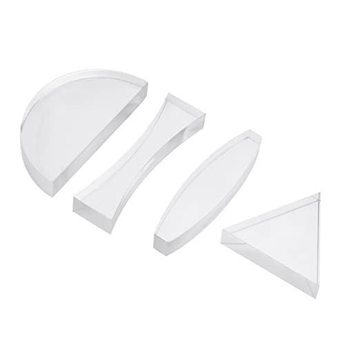 iplusmile 4stücke Optische Linse Aus Acryl Für Physik Experimente Und Demonstrationen Im Klassenzimmer Und Labor Physikalische Konvexlinse Und Konkavlinse Für Wissenschaftliche Erkenntnisse iplusmile 4stücke Optische Linse Aus Acryl Für Physik Experimente Und Demonstrationen Im Klassenzimmer Und Labor Physikalische Konvexlinse Und Konkavlinse Für Wissenschaftliche Erkenntnisse von iplusmile