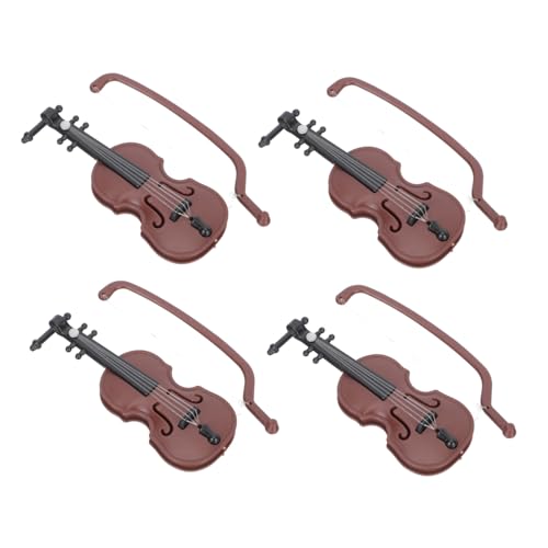 iplusmile 4 Stück Simulierte Violinen Ornamente Dekorationen Modelle Puppenhaus Violinenmodell Simulation Violine Musikspielzeug Violinenmodell Spielzeugdekor Mini iplusmile 4 Stück Simulierte Violinen Ornamente Dekorationen Modelle Puppenhaus Violinenmodell Simulation Violine Musikspielzeug Violinenmodell Spielzeugdekor Mini von iplusmile