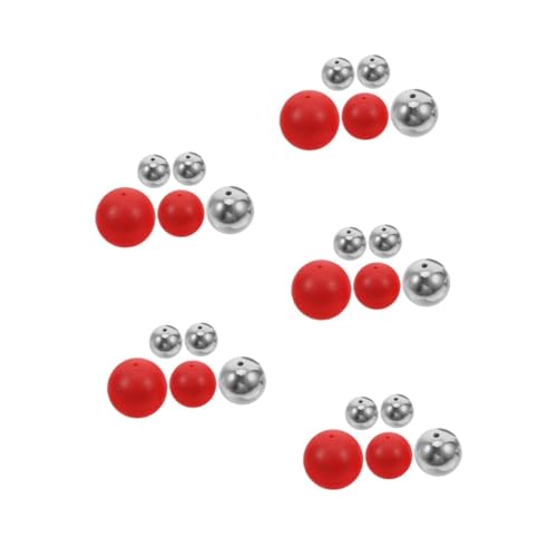 iplusmile 5 Sätze Ball-set Experimentiergeräte Newton-kugeln Physik-mechanik-ausrüstung Einzelpendelkugel-set Physisches Lehrgerät Physik-mechanik-laborausrüstung Physik-pendelkugeln Stahl von iplusmile