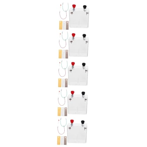 iplusmile 5 Sätze Experimentiergeräte Elektronik Bausätze Batteriespeicher Chemie experimente chexperiment Grundlegendes Schaltkreislernen Materialien für Batterieexperimente Gummi von iplusmile
