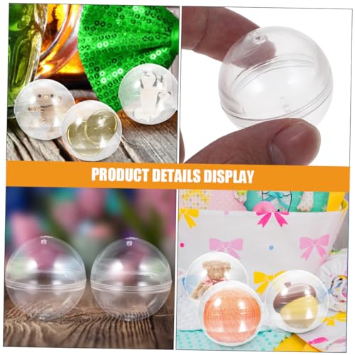 iplusmile 5 Stück Teiliges Transparente Vending Machine Kugeln Stabile Kunststoffkapseln Wiederbefüllbare Runde Aufbewahrungsboxen für Automaten und Display Geeignet iplusmile 5 Stück Teiliges Transparente Vending Machine Kugeln Stabile Kunststoffkapseln Wiederbefüllbare Runde Aufbewahrungsboxen für Automaten und Display Geeignet von iplusmile