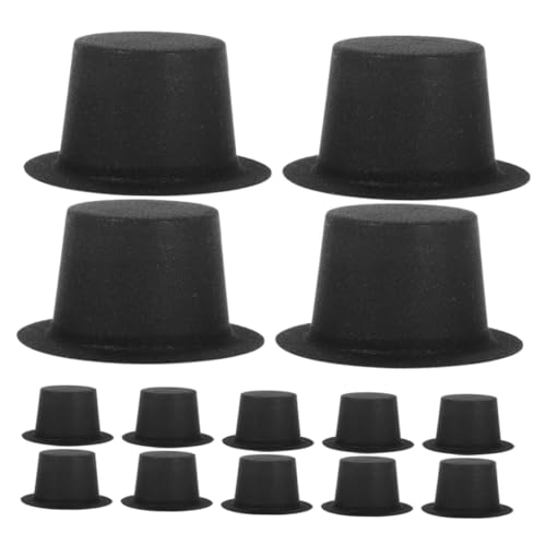 iplusmile 50 Stück Mini Clown Hüte Schwarz PVC Robuste DIY Mini Hüte für Bastelprojekte Weihnachtsdeko Schneemann Zubehör Familienfeier Accessoires iplusmile 50 Stück Mini Clown Hüte Schwarz PVC Robuste DIY Mini Hüte für Bastelprojekte Weihnachtsdeko Schneemann Zubehör Familienfeier Accessoires von iplusmile