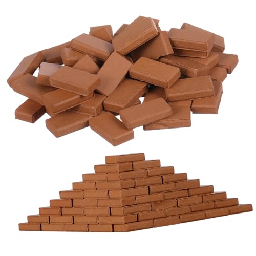 iplusmile 50 Stück Teiliges Miniatur Ziegelstein Polierte Modellbausteine für DIY Sandtisch Landschaftsbau Sichere Spielsteine Kreativität und Handfertigkeit für Mikro Landschaften und iplusmile 50 Stück Teiliges Miniatur Ziegelstein Polierte Modellbausteine für DIY Sandtisch Landschaftsbau Sichere Spielsteine Kreativität und Handfertigkeit für Mikro Landschaften und von iplusmile