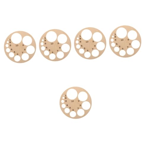 iplusmile 5St Diagramm des Gebärmutterhalses Trainierender Perlen Geburtsdilatationsdiagramm Stärker Planke Körper Becken- weiblich Reflexologie Klassen J Holzmodell hölzern Beige von iplusmile