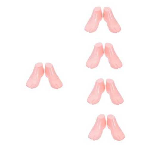 iplusmile 5st Schuhspanner Fußpuppe Für Socken Knöchelkettendisplay Fußmodell Skizzieren Fußform Sandalen Fußmodell Knöchelarmband-modell Fußketten-display Schuhformhalter Plastik Rosa von iplusmile