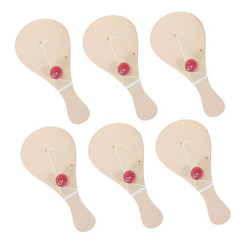 iplusmile 6 Stück Teiliges DIY Paddleball aus Holz zum Bemalen Ball Fördert Kreativität Farbverständnis und Koordination für Party Schule Freizeit und Familienaktivitäten iplusmile 6 Stück Teiliges DIY Paddleball aus Holz zum Bemalen Ball Fördert Kreativität Farbverständnis und Koordination für Party Schule Freizeit und Familienaktivitäten von iplusmile