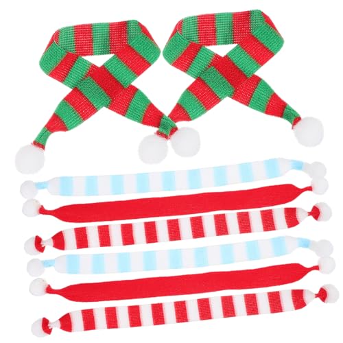 iplusmile 8 Stück Teiliges Mini Strickschal Weihnachtsdeko Bunte Polyester Miniatur Schals für Weinflaschen Puppen und Christbaumschmuck Vielseitig Einsetzbare Weiche Weihnachtsaccessoires iplusmile 8 Stück Teiliges Mini Strickschal Weihnachtsdeko Bunte Polyester Miniatur Schals für Weinflaschen Puppen und Christbaumschmuck Vielseitig Einsetzbare Weiche Weihnachtsaccessoires von iplusmile