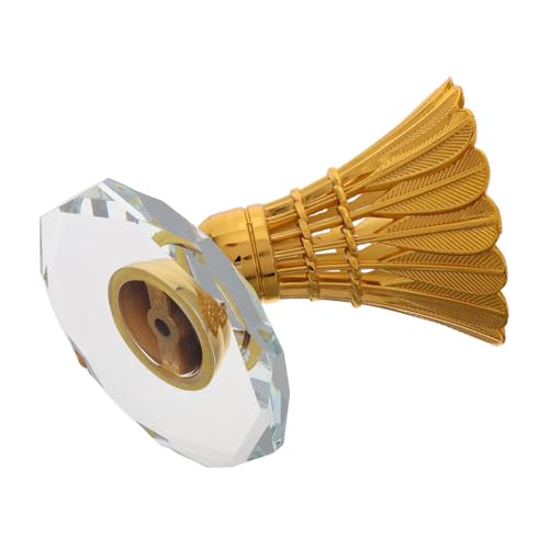 iplusmile Goldene Badmintonfigur Für Badminton-enthusiasten Elegante Auto-innenausstattung Einzigartiges Sammlerstück Mit Kristallbasis Dekoration Für Zuhause Büro Oder Auto iplusmile Goldene Badmintonfigur Für Badminton-enthusiasten Elegante Auto-innenausstattung Einzigartiges Sammlerstück Mit Kristallbasis Dekoration Für Zuhause Büro Oder Auto von iplusmile