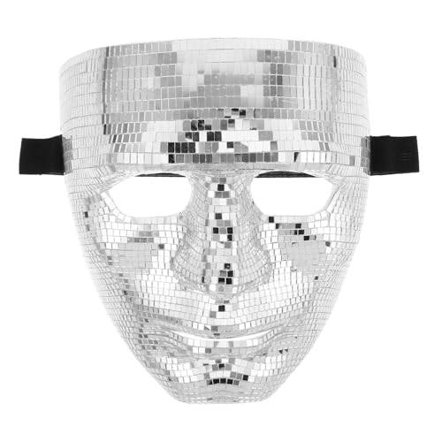 iplusmile Glitzernde Disco Maske für Halloween Cosplay Leicht und Bequem Partys Maskeraden und Nachtclubs Stylisches Accessoire mit Funkelndem iplusmile Glitzernde Disco Maske für Halloween Cosplay Leicht und Bequem Partys Maskeraden und Nachtclubs Stylisches Accessoire mit Funkelndem von iplusmile