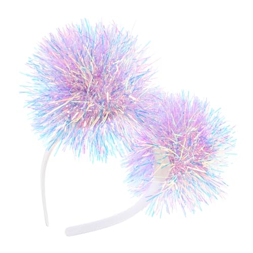 iplusmile Haarreifen mit Glänzendem Pompon Leichtes Karneval Stirnband für Mädchen Farbenfrohe Kopfbedeckung für Party und Cosplay Langlebiges und Modisches Accessoire iplusmile Haarreifen mit Glänzendem Pompon Leichtes Karneval Stirnband für Mädchen Farbenfrohe Kopfbedeckung für Party und Cosplay Langlebiges und Modisches Accessoire von iplusmile